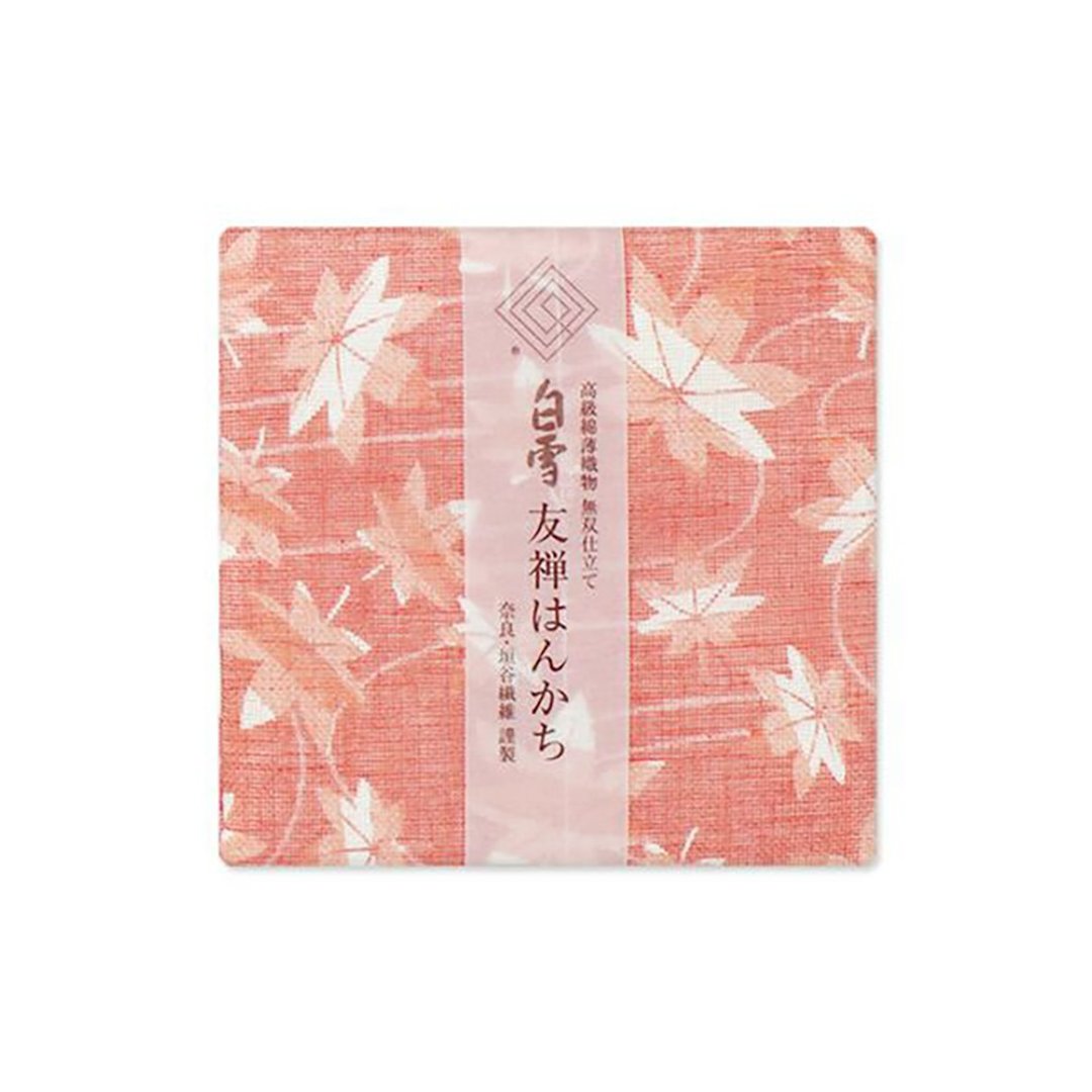京友禅染手帕 / 红叶 红色 - 手帕/方巾 - 棉 红色