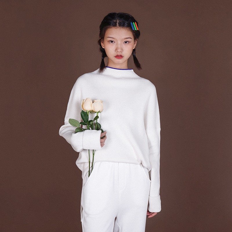 LLANO 商店系列 针织毛衣-白色 - 女装针织衫/毛衣 - 其他材质 白色