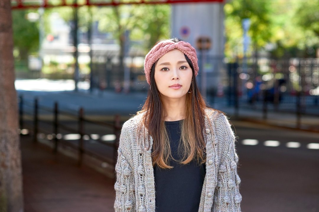 Chunky Wool Knit Headband for Winter and Autumn Japanese Fashion Made in Nepal - 发饰 - 聚酯纤维 粉红色
