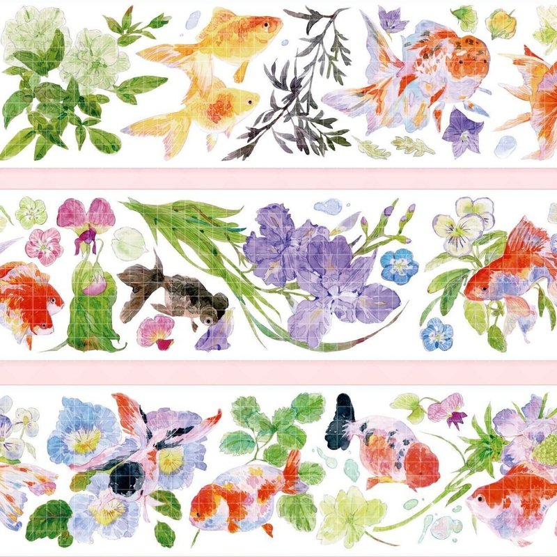 春之海 貝殼光/重油 和紙 PET 膠帶 10米卷 - 纸胶带 - 其他材质 