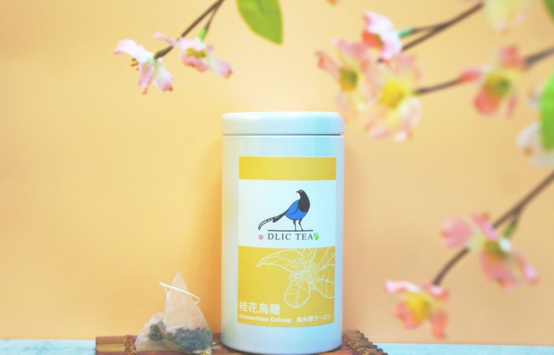 大包裝 清新雅致 桂花乌龙茶-原叶立体茶包 30入 - 茶 - 新鲜食材 橘色