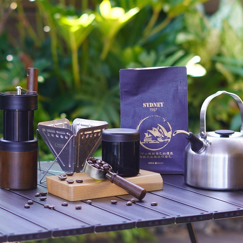 Camping DayGo户外豪华组 3 - 咖啡壶/周边 - 不锈钢 绿色