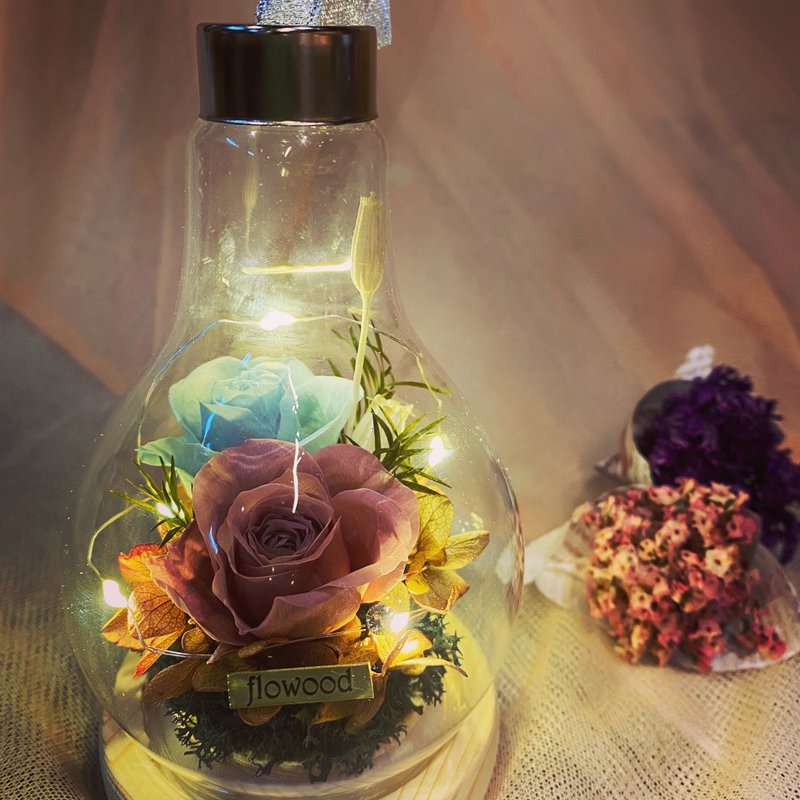 我的世界 微亮 永生花 夜灯 - 干燥花/捧花 - 植物．花 多色