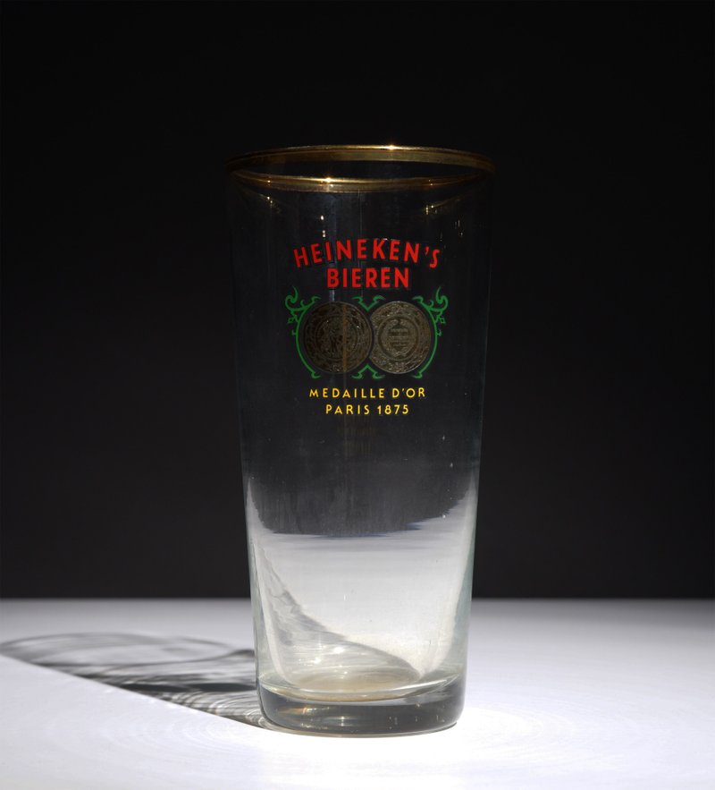 绝版海尼根金边皮尔森啤酒杯(H05)/荷兰老件/玻璃杯 - 酒杯/酒器 - 玻璃 透明