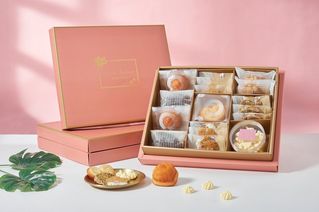 【中秋礼盒】手工饼干菓子礼盒 - 手工饼干 - 其他材质 红色