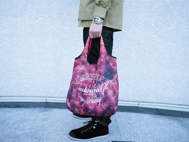 火柴木设计 Matchwood Recycle 环保手提袋 环保购物袋 - 红色款 - 侧背包/斜挎包 - 其他材质 红色