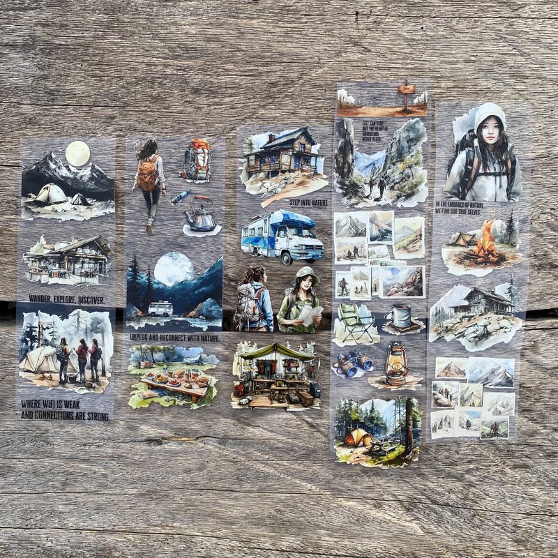 Natures Call 山之唤 亮面PET胶带 - 纸胶带 - 塑料 