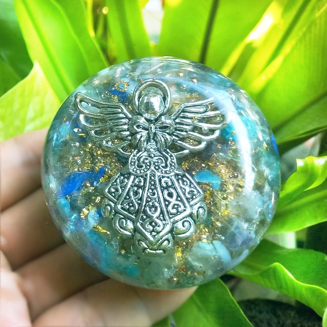 守护天使身心平衡奥刚能量塔 - 摆饰 - 水晶 蓝色