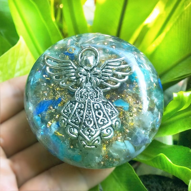 守护天使身心平衡奥刚能量塔 - 摆饰 - 水晶 蓝色