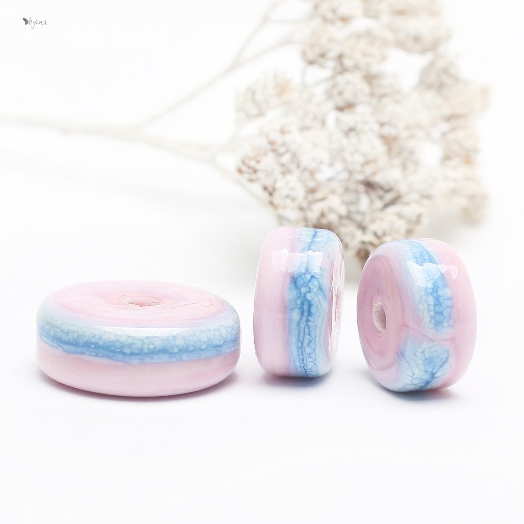 Handmade glass beads - 陶艺 - 玻璃 粉红色