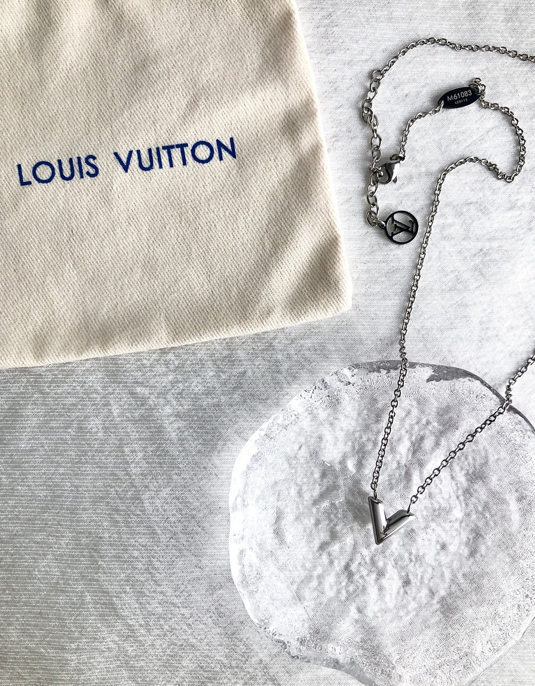 【日本直送，品牌二手包装】LOUIS VUITTON 项链 银色银 V M61083 Vintage Old wttc8c - 项链 - 其他材质 银色