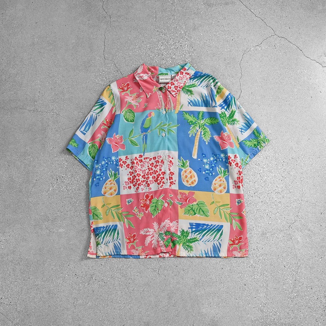 Aloha Shirts 夏威夷衫 / 古着花衬衫、夏季古着衬衫、保龄球衬衫 - 男装衬衫 - 其他材质 多色