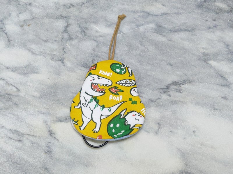 恐龙 梨型钥匙包【K240820】 - 钥匙链/钥匙包 - 棉．麻 多色