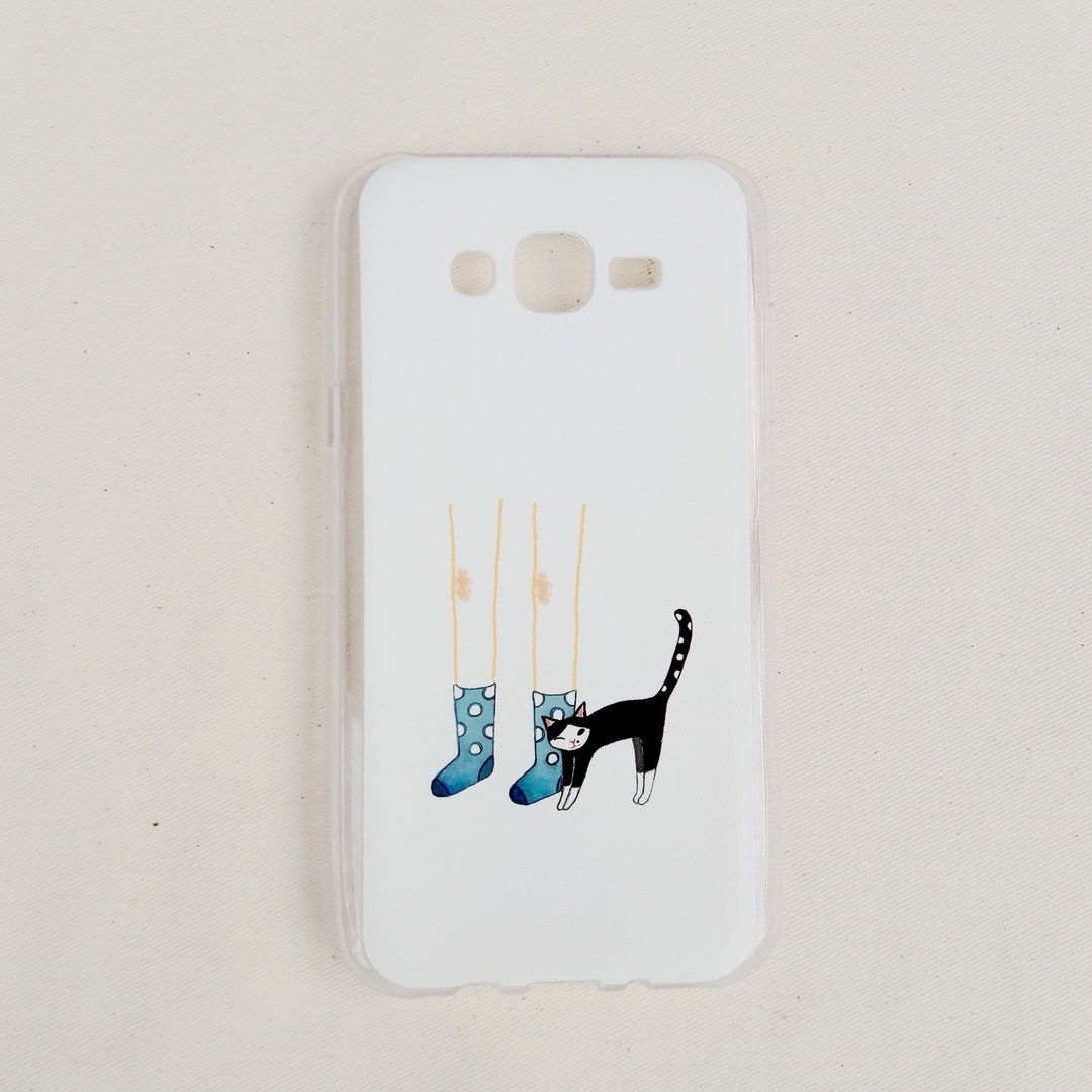 【爱撒娇的奔驰猫】Iphone / Android 各种型号订制 - 手机壳/手机套 - 塑料 透明