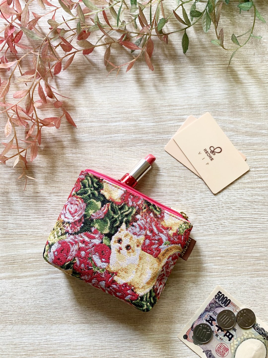 中零钱包 防泼水 平织缇花  躲猫猫 - 零钱包 - 其他材质 