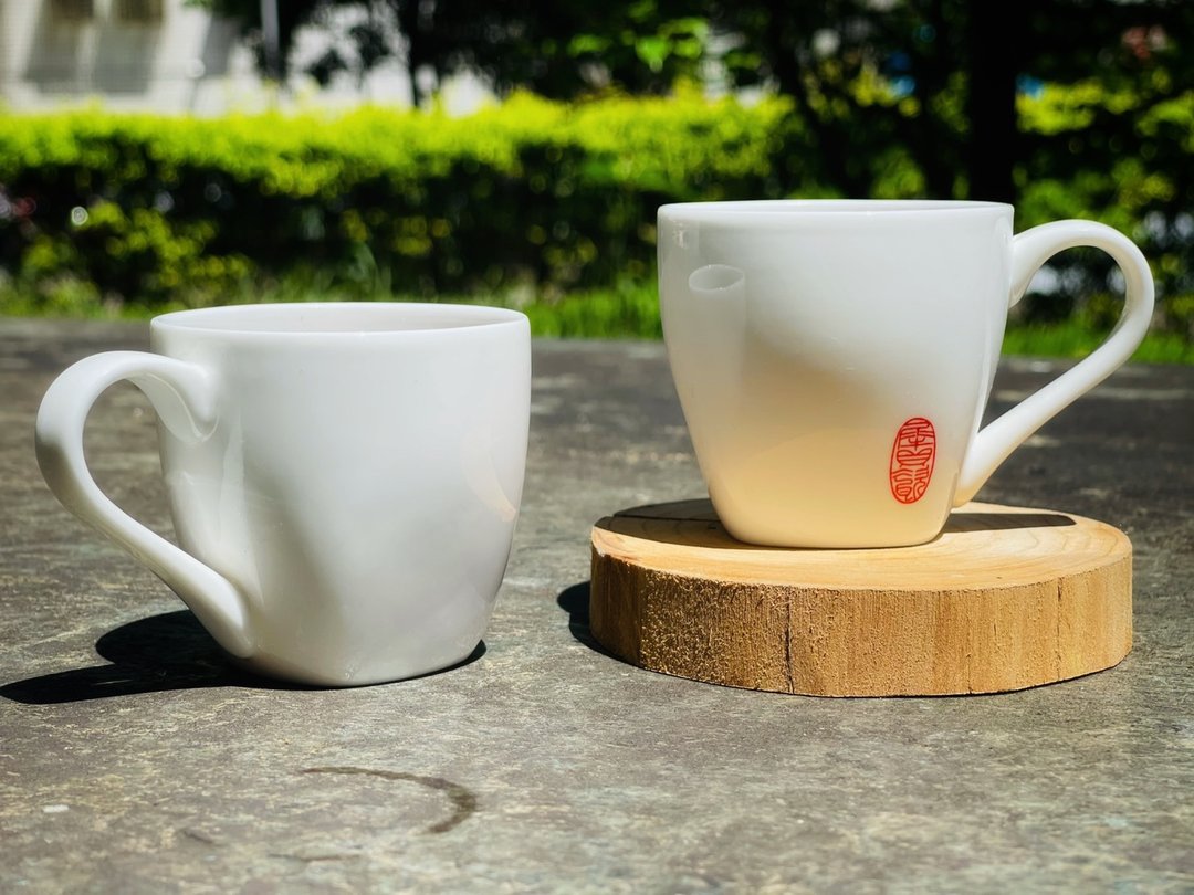 悠游 浓缩贝瓷咖啡杯 - 咖啡杯/马克杯 - 瓷 白色
