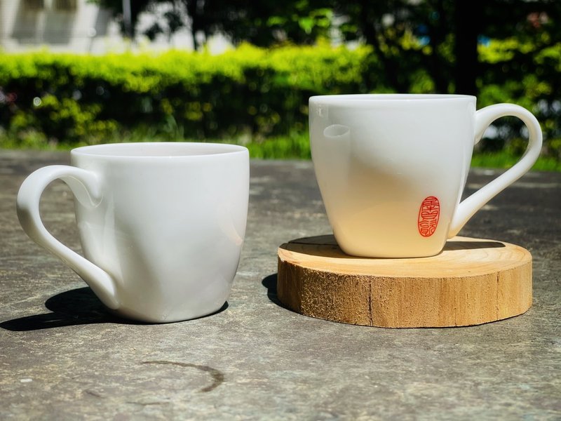 悠游 浓缩贝瓷咖啡杯 - 咖啡杯/马克杯 - 瓷 白色