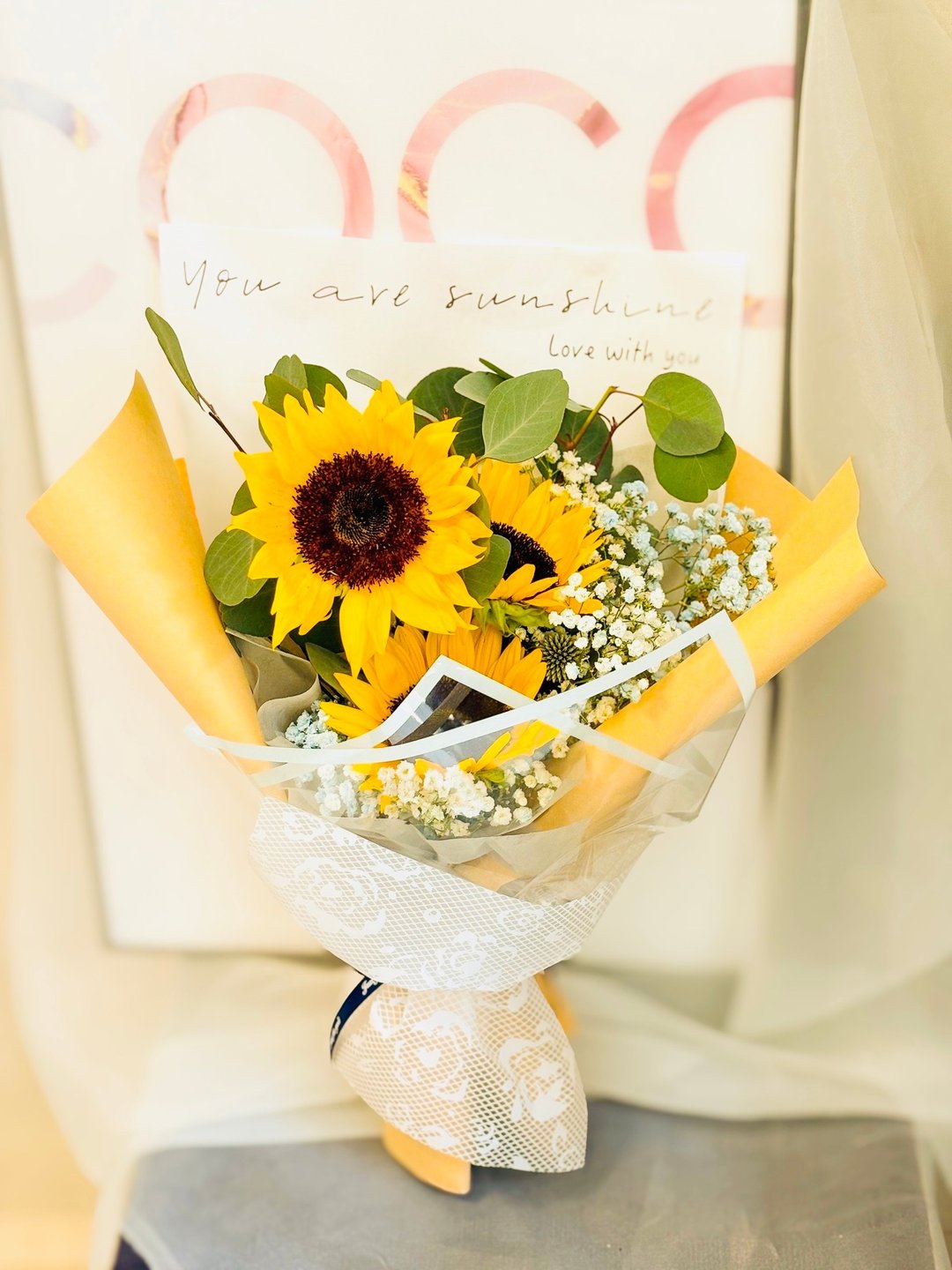 Like the Sunshine 向日葵鲜花束 - 干燥花/捧花 - 植物．花 黄色