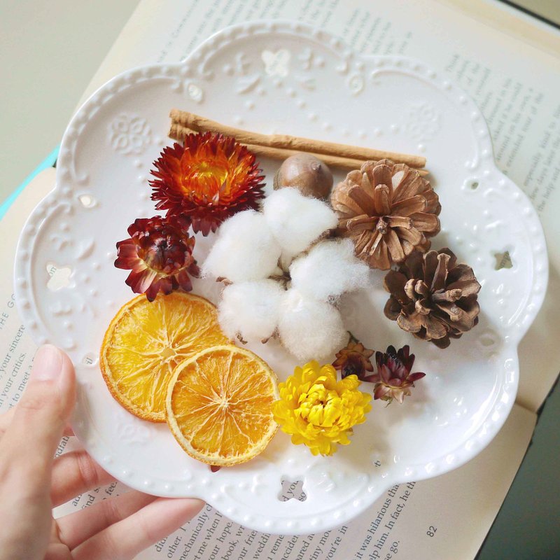 小品礼赞-初秋大地 干燥花 果实材料包 DIY惊喜包 - 干燥花/捧花 - 植物．花 绿色