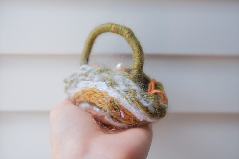 【新竹】可收纳饮料袋 编织水壶袋 初学者 亲子活动 - 编织/羊毛毡/布艺 - 棉．麻 