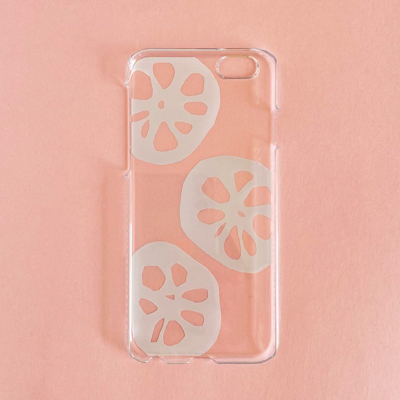 Smartphone case lotus root clear made-to-order - 手机壳/手机套 - 塑料 透明
