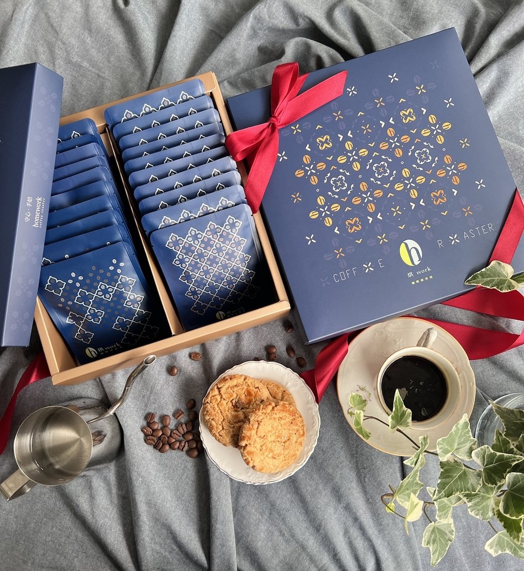 【滤挂礼盒·快速出货】Drip Coffee 精品庄园滤挂咖啡礼盒 - 咖啡 - 新鲜食材 蓝色