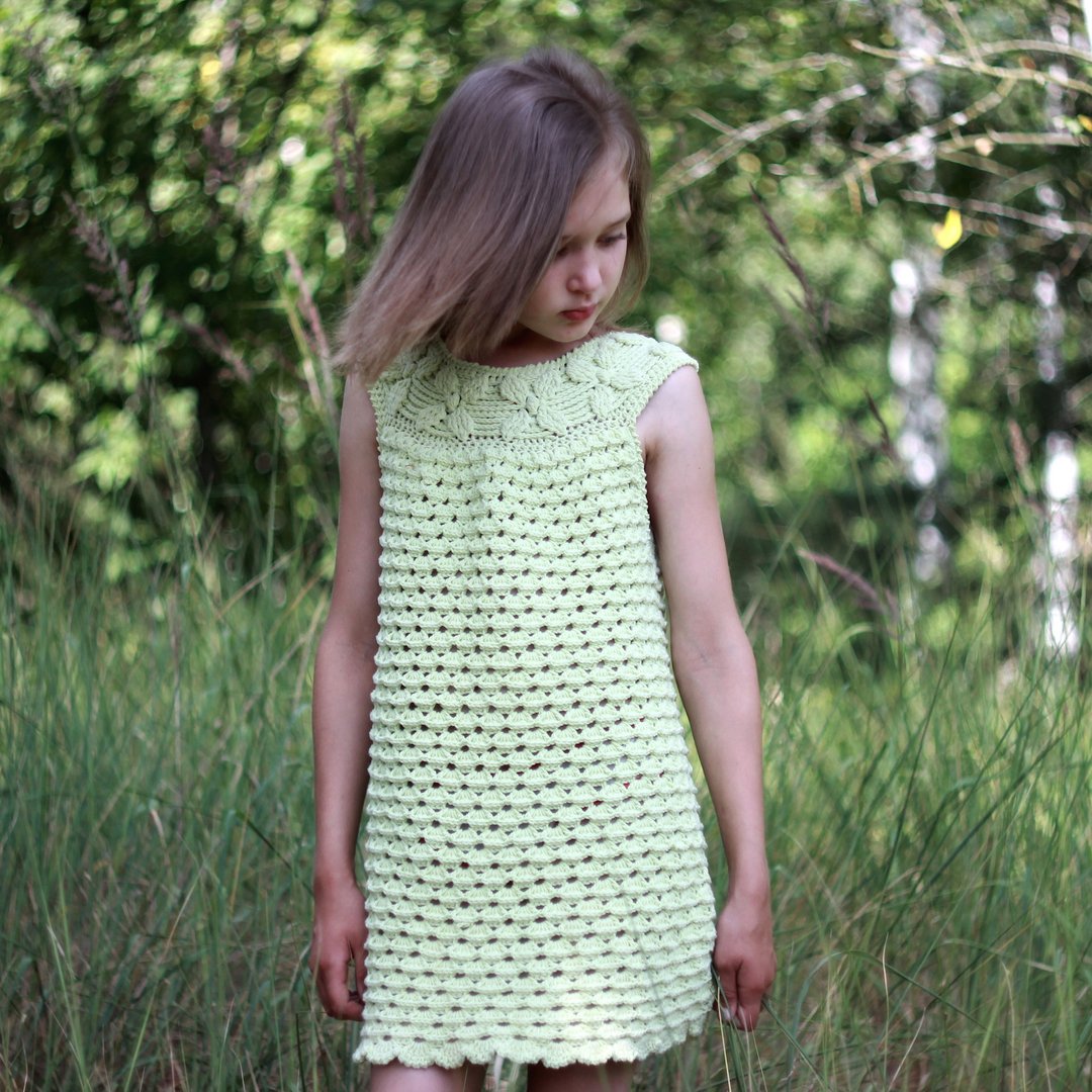 Crochet Dress Pattern The Meadow Sundress/sizes 6-12 months to  11-12 years - 手工艺教程/工具书 - 其他材质 