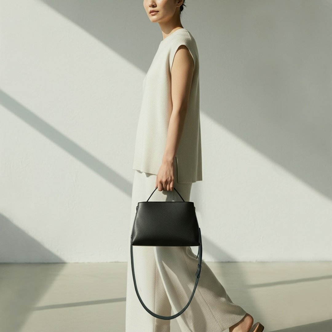 Mesa Shoulder Bag 觅莎侧背包 - 侧背包/斜背包/手提包/单肩包 - 侧背包/斜挎包 - 真皮 黑色