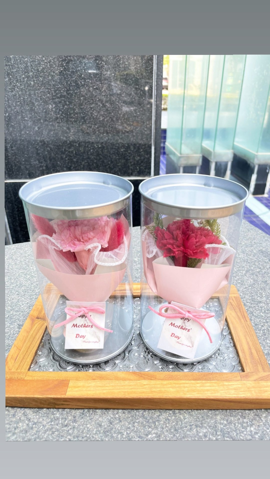 花日常 妈妈的永生花康乃馨 - 植栽/盆栽 - 植物．花 粉红色