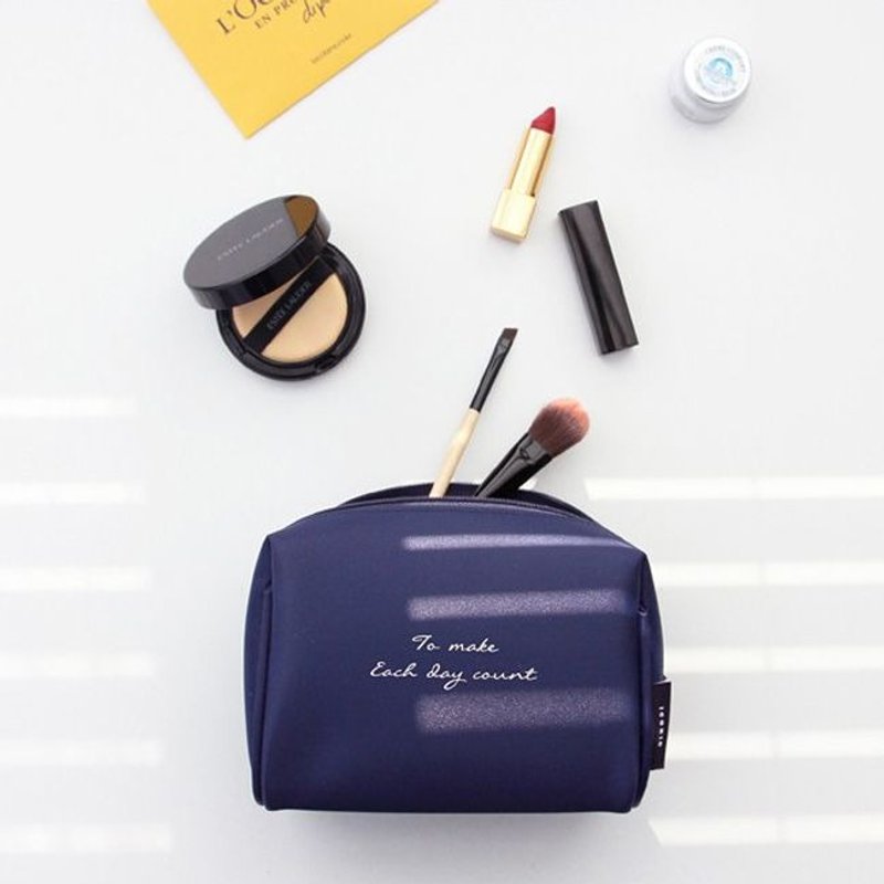 iconic 个性字母万用收纳化妆包-海军蓝,ICO87915 - 化妆包/杂物包 - 聚酯纤维 蓝色