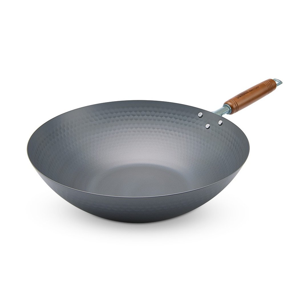 日本燕三条制铁流 顶级窒化铁锅系列 槌目北京锅 33cm - 厨房用具 - 其他金属 