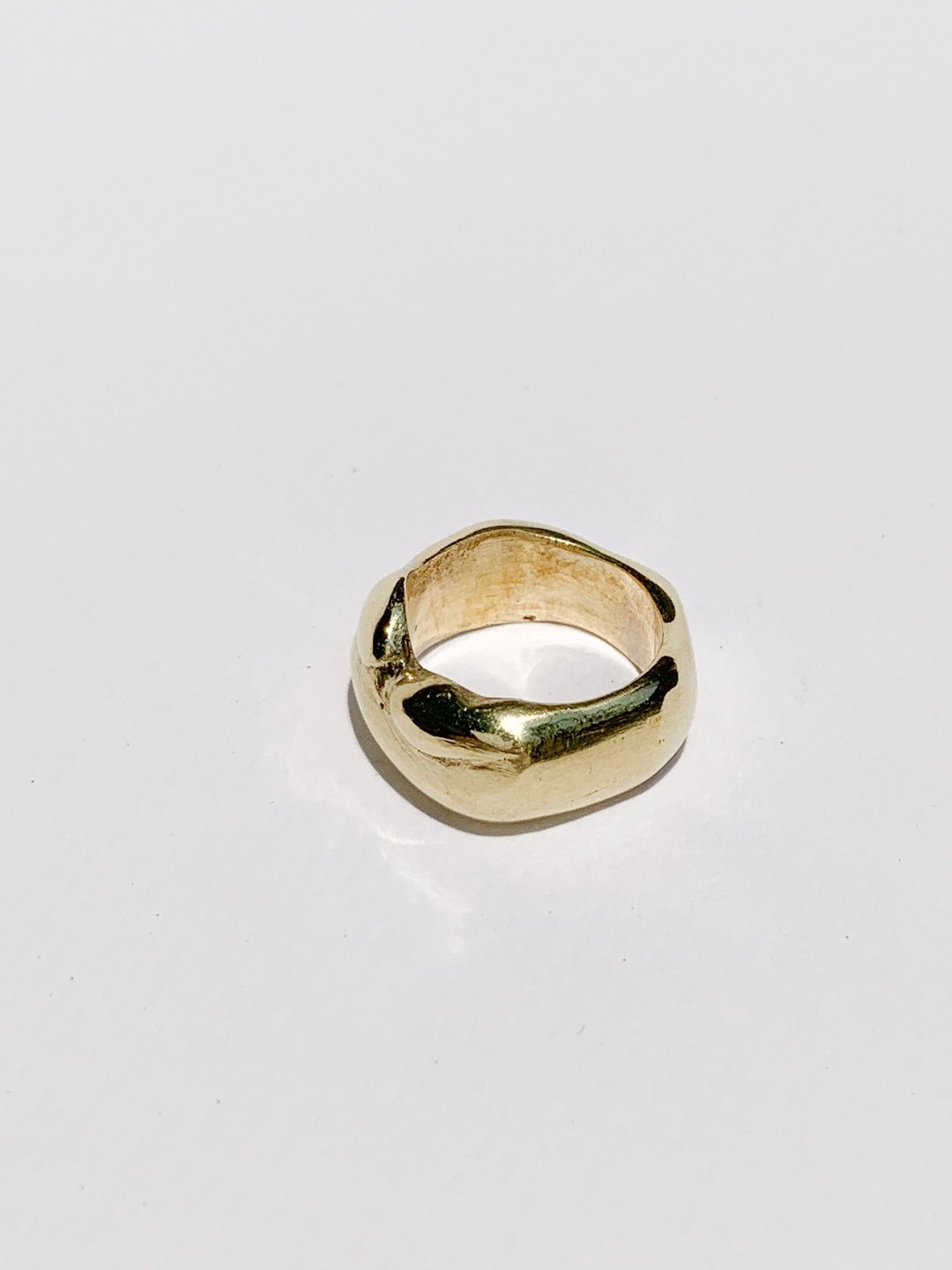 Solid Brass Ring (L) - 戒指 - 铜/黄铜 