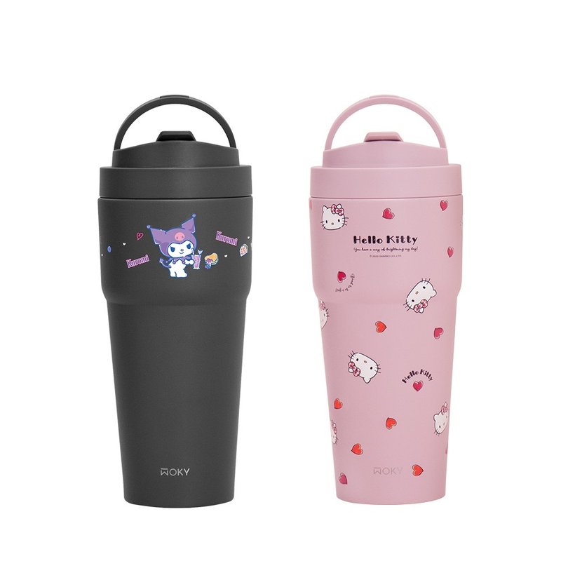 【WOKY沃厨】WOKY X SANRIO 酷洛米/Kitty 浑圆杯 钛陶瓷770ml - 保温瓶/保温杯 - 不锈钢 