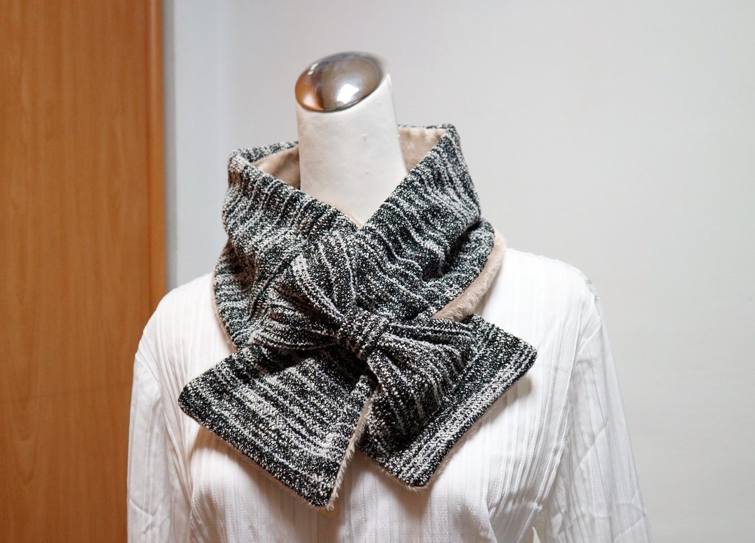 可调式短围巾.scarf 保暖围脖 双面双色 大人.小孩均适用 *SK* - 围巾/披肩 - 聚酯纤维 多色