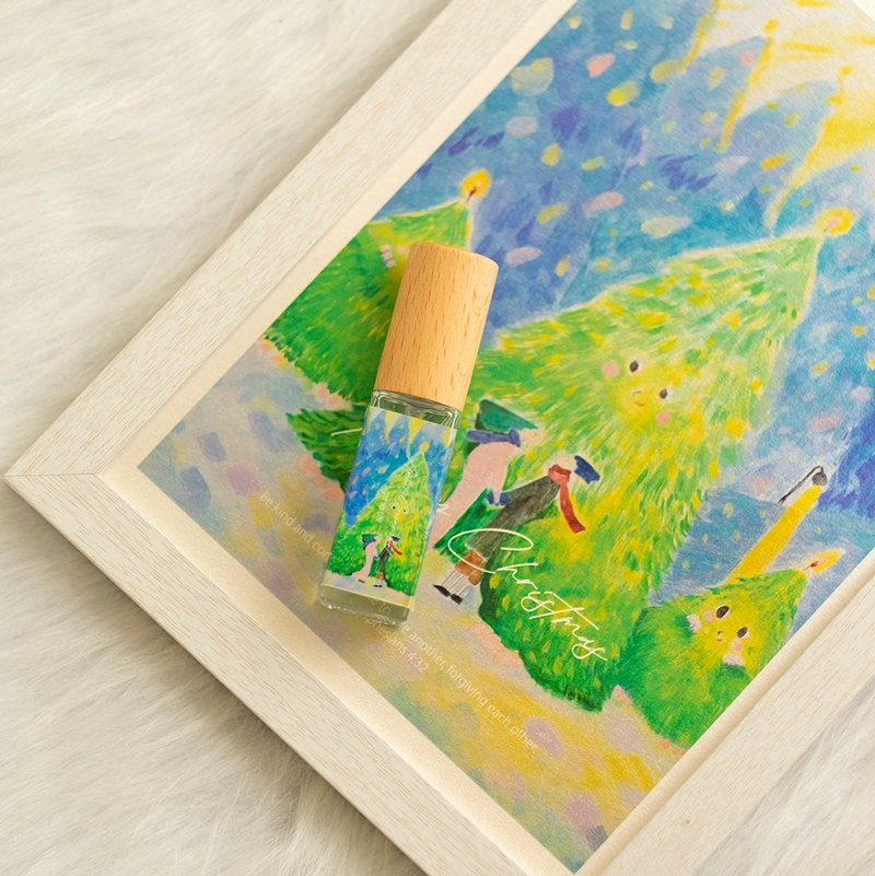 圣诞限定 冬夜恋人迷你香氛礼  淡香喷雾 x 圣诞画卡 - 香薰/精油/线香 - 其他材质 