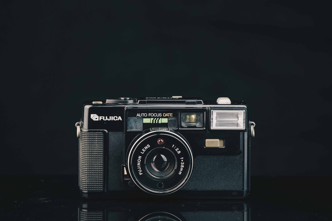 Fujica AUTO-7 DATE #135底片相机 - 相机 - 纸 黑色