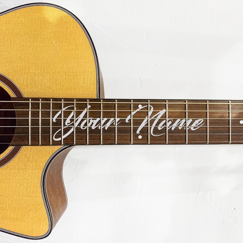 Guitar Player 定制吉他指板贴纸 吉他指板装饰 面板贴纸 专属名 - 吉他配件 - 其他材质 
