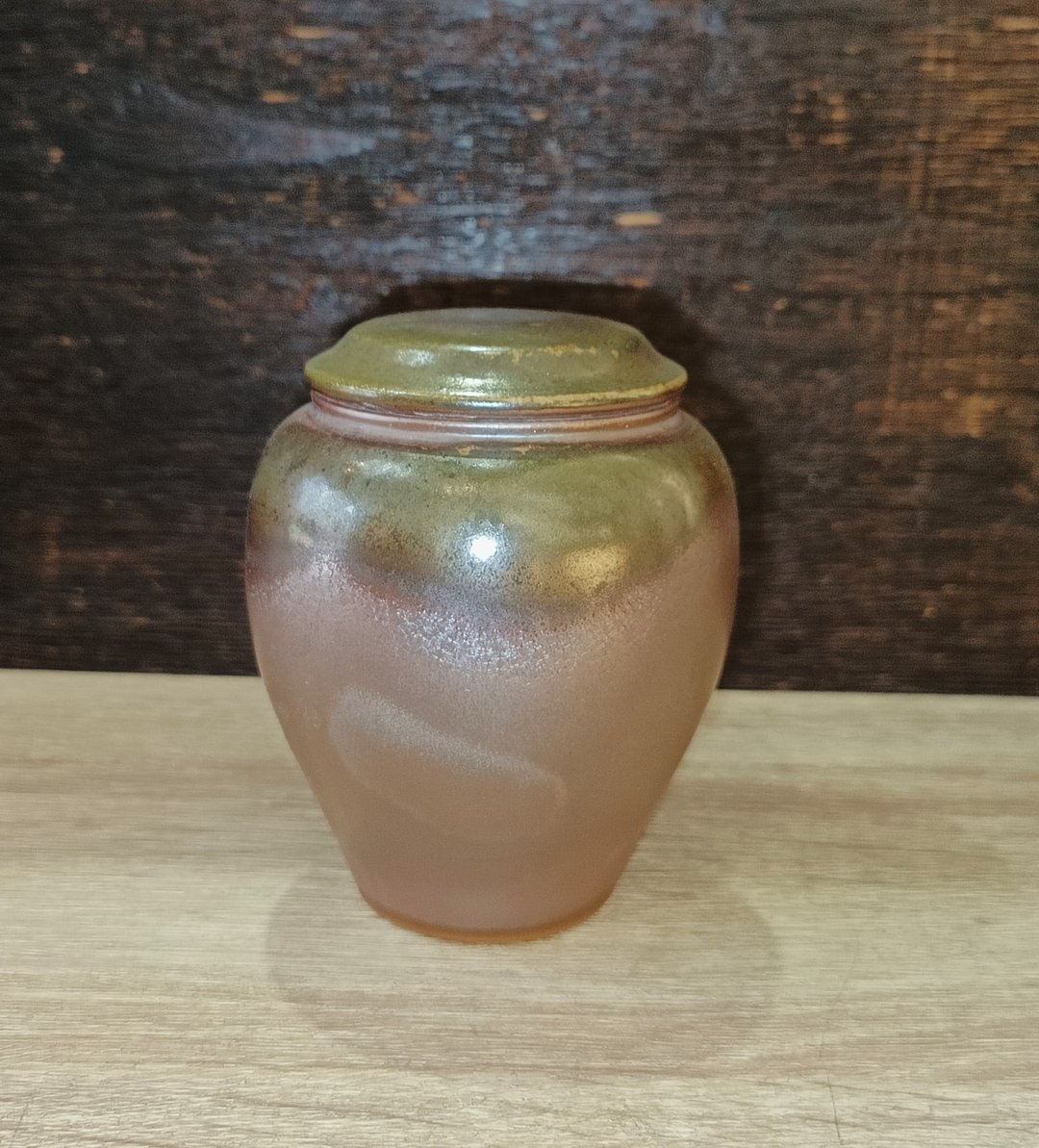 柴烧原矿陶二两茶叶罐-莺歌李玟睿 - 茶具/茶杯 - 陶 