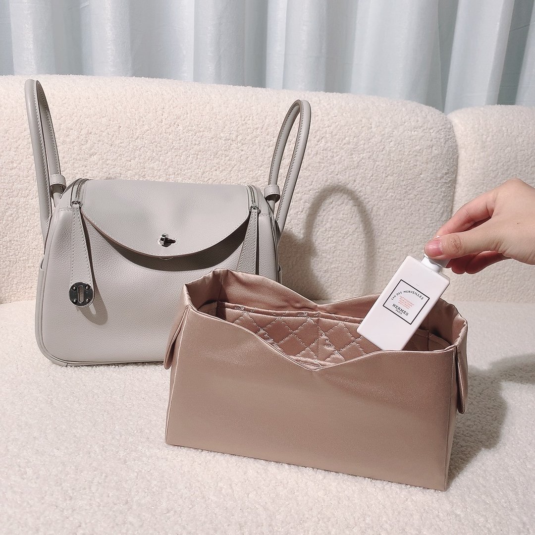 ibao 爱包乔莉包内袋Hermes Lindy mini.26.30内胆包/包中包 - 化妆包/杂物包 - 其他材质 金色