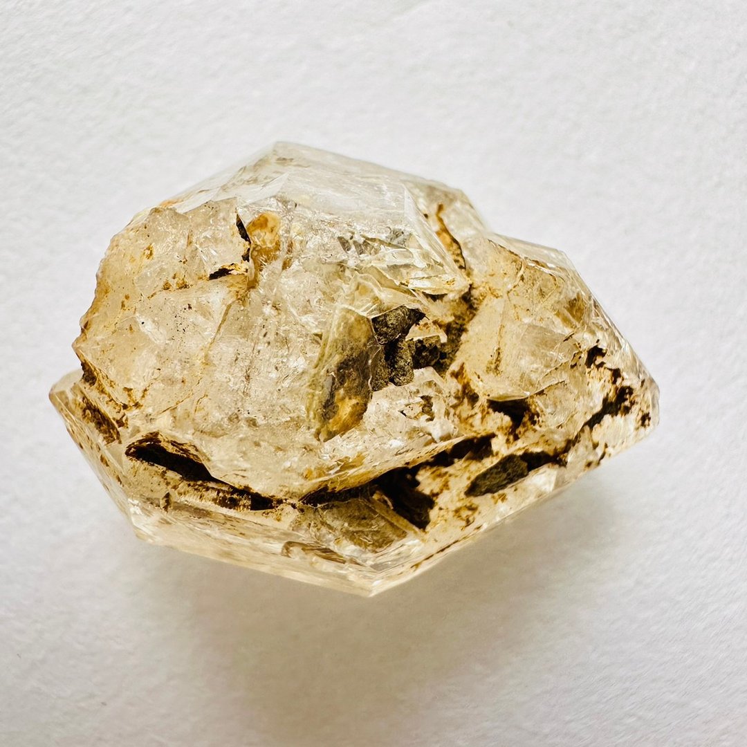 巴基斯坦黄泥骸骨水晶 银3 开窗骨干水晶 原石原矿标 磁场脉轮 - 摆饰 - 其他材质 金色