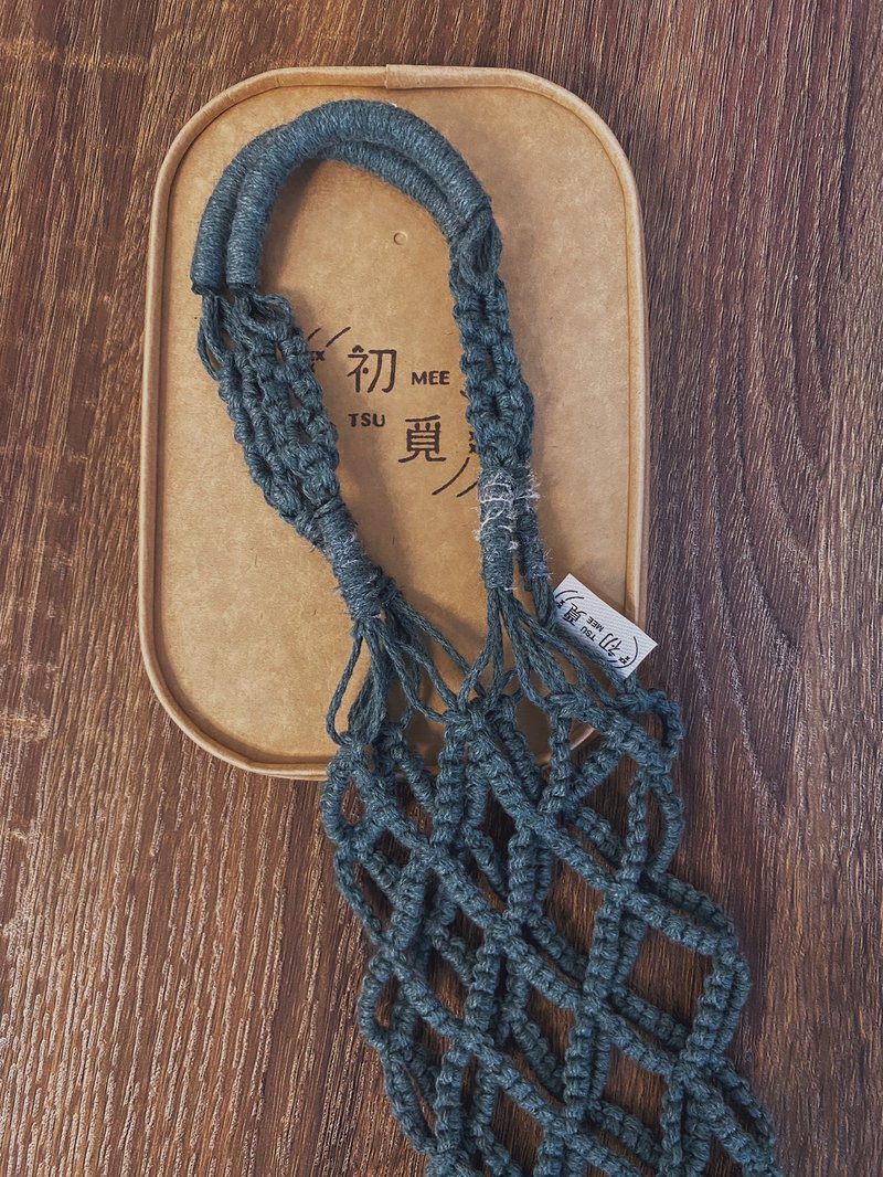 现货No.82/ 这么可爱为什么要上班 柔棉双提把杯袋 杯套 饮料袋 - 其他 - 棉．麻 灰色