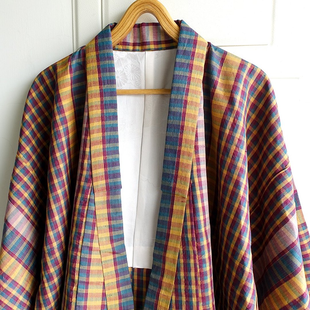 │Slowly│日本古董-轻和服外套M24│古着.vintage.复古.文艺. - 女装休闲/机能外套 - 其他材质 多色