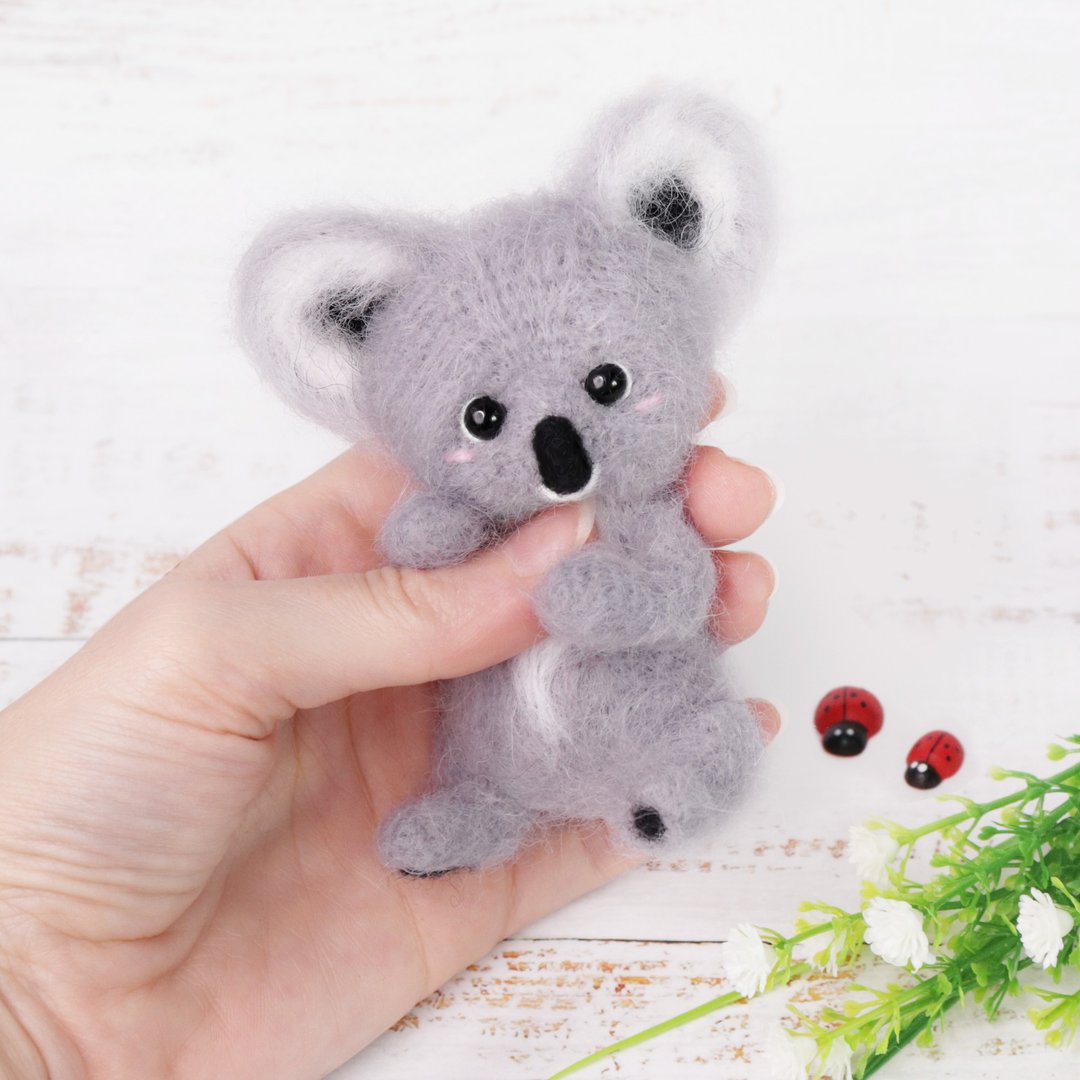 Crochet pattern Fluffy Koala Miyuki, PDF Digital Download, DIY amigurumi - 手工艺教程/工具书 - 其他材质 