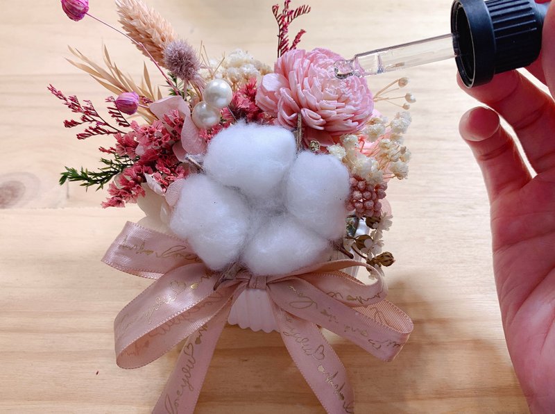 【DIY材料包】索拉花棉花扩香盆+教学影片 初学者可 - 植栽 - 其他材质 