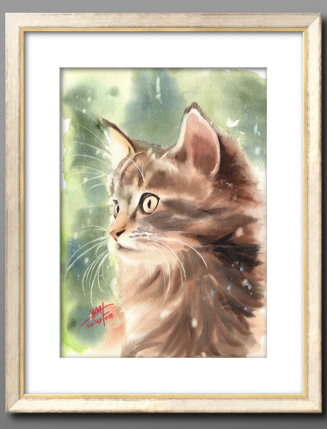 Cat One More - 海报/装饰画/版画 - 纸 