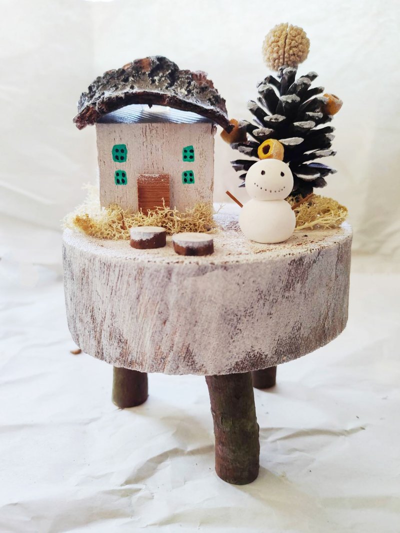 木作雪地小屋材料包 - 木工/竹艺/纸艺 - 木头 白色
