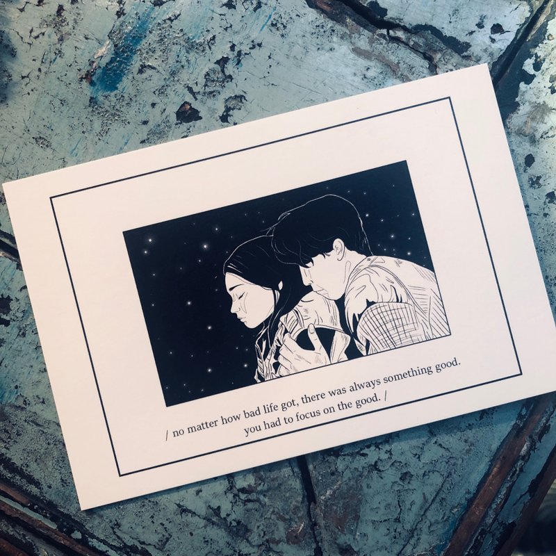 Movie series - postcard no.8 - 卡片/明信片 - 纸 白色