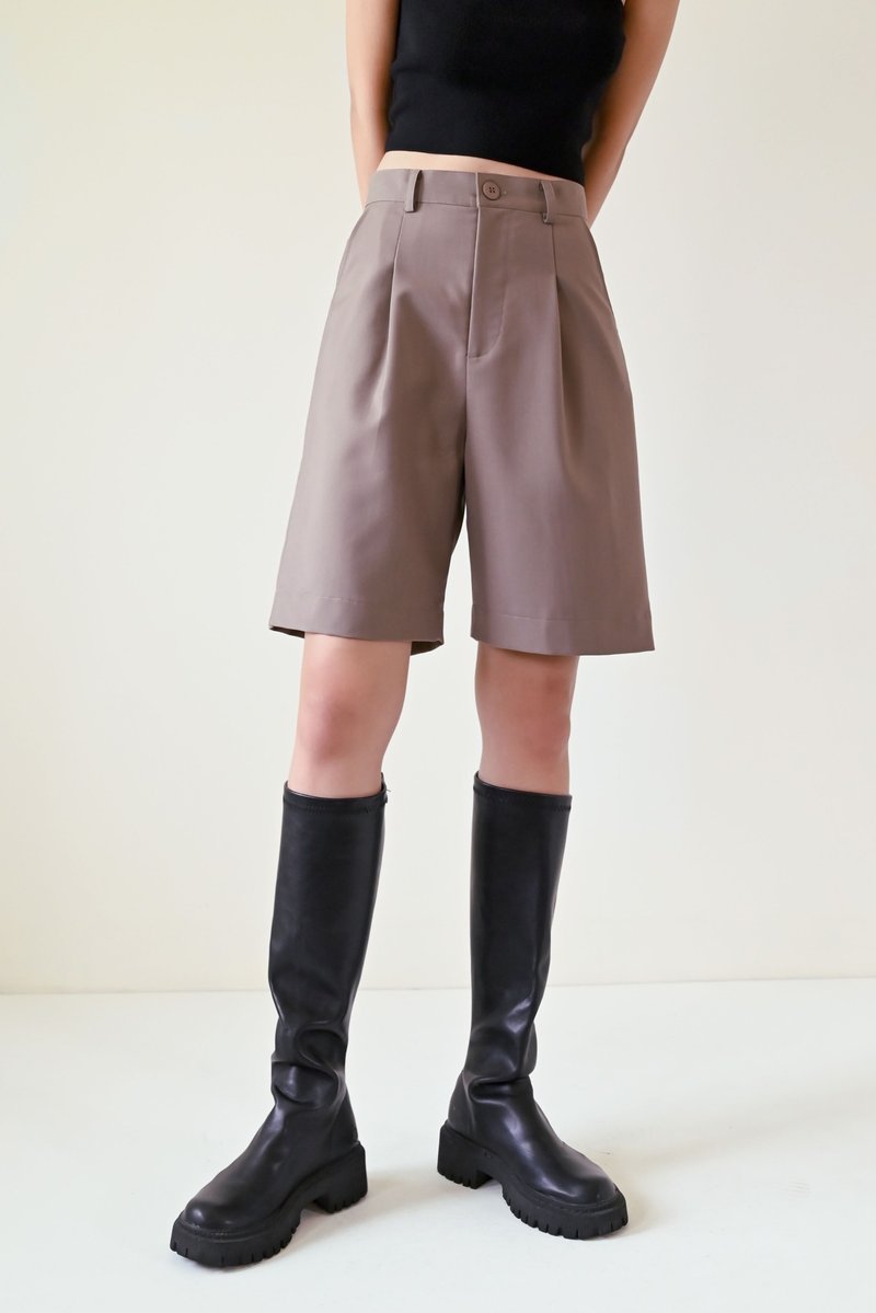 Shan Yong 凉夏膝上短裤(三色) - 女装短裤 - 棉．麻 