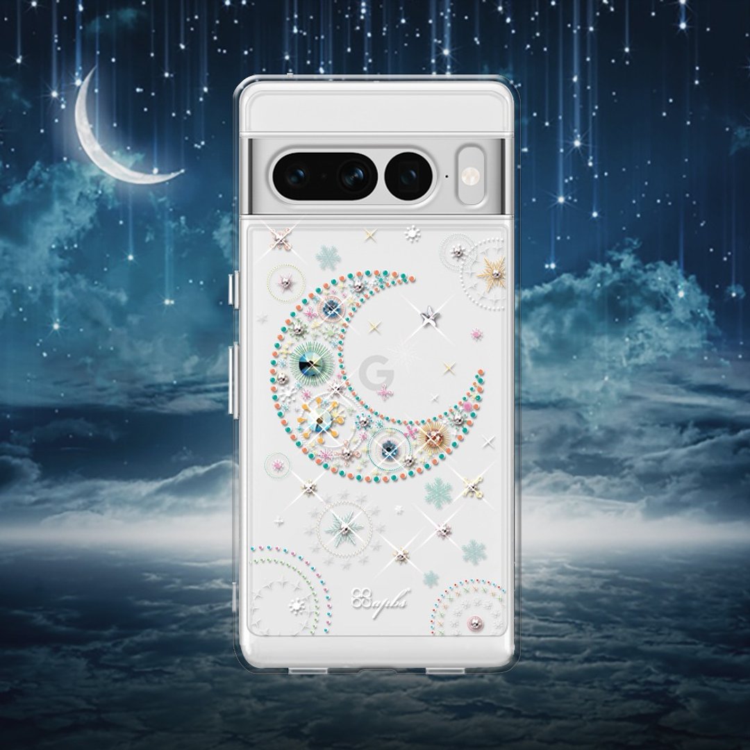Google Pixel 9/8/7系列 防震双料水晶彩钻手机壳-星月 - 手机壳/手机套 - 其他材质 多色