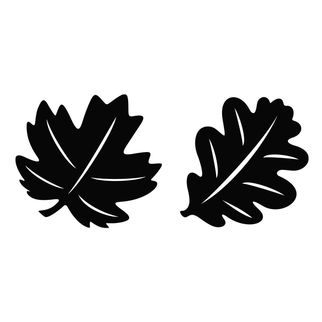 Fall leaves svg, autumn leaves svg, thanksgiving day leaves template, Cricut - 图文模板设计 - 其他材质 